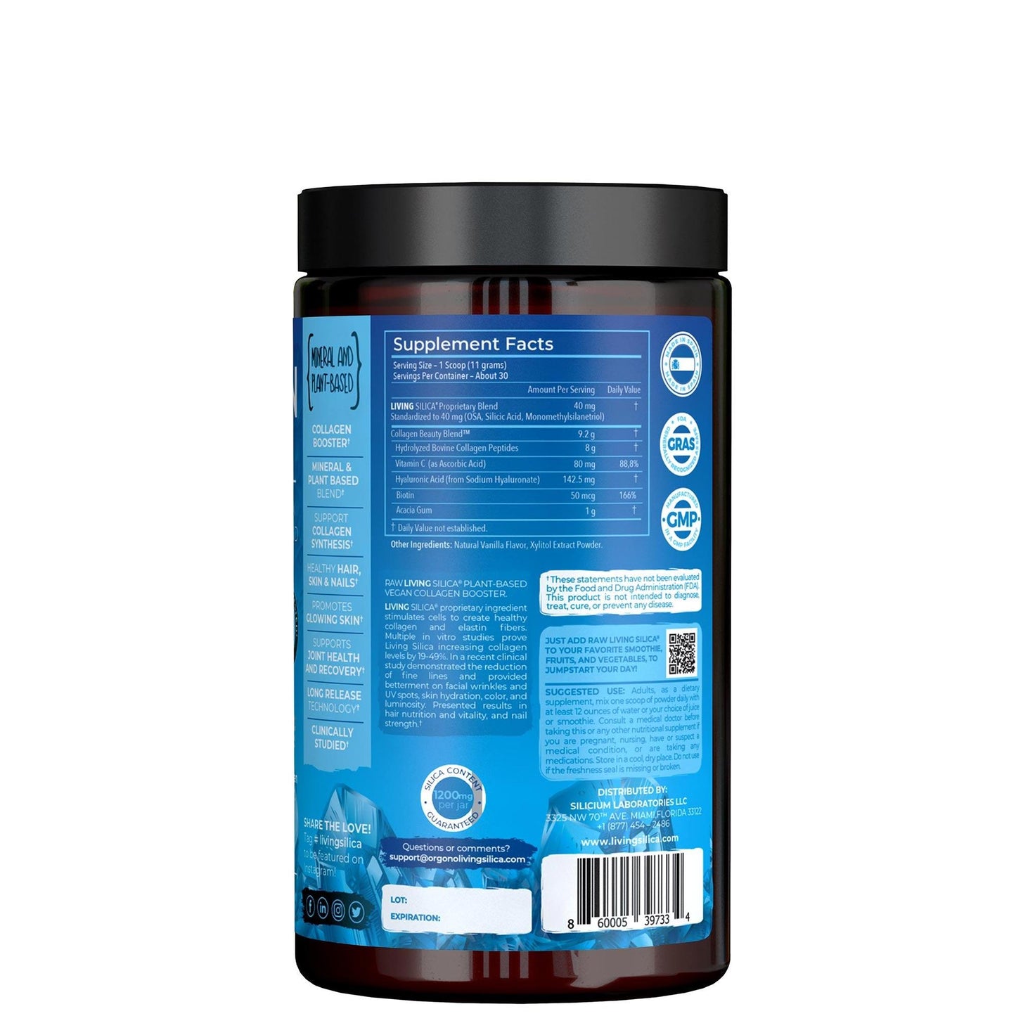 Hydrolyzed Collagen Peptides - Living Silica