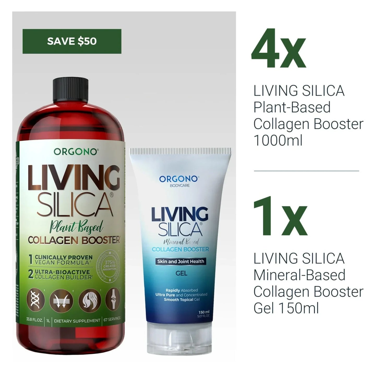 90-Day Kit Plant- Based Liquid + Gel